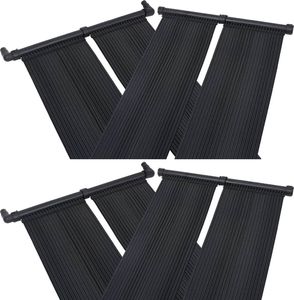 vidaXL Panele solarne do podgrzewania basenu, 4 szt., 80x310 cm 1