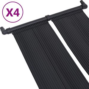 vidaXL Panele solarne do podgrzewania basenu, 4 szt., 80x310 cm 3