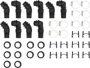 vidaXL Solarne podgrzewacze do basenu, 5 szt., 75x75x36 cm, HDPE 7