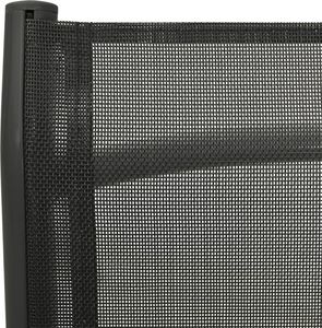 vidaXL Rozkładane krzesła ogrodowe, 2 szt., textilene i aluminium 8