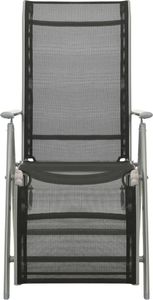 vidaXL Rozkładane krzesła ogrodowe, 2 szt., textilene i aluminium 3