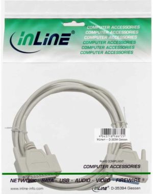 InLine DB-25 - DB-25, 3m, Szary (11424M) 2
