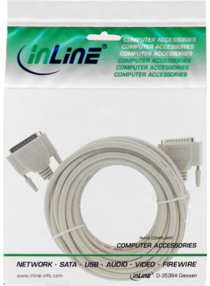 InLine DB-25 - DB-25, 10m, Beżowy (11119M) 2