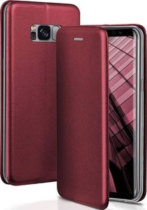 Etui XIAOMI REDMI 9T portfel z klapką skóra ekologiczna Flip Elegance burgundowe 1