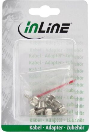 InLine Śrubki 12mm do obudowy  srebrne 6 szt. (77770A) 2