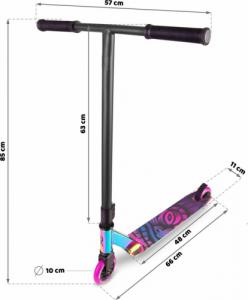 Hulajnoga Soke EVO Street Tęczowy (1645) 9