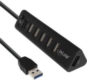 HUB USB InLine 7x USB-A 2.0 (66763) 1