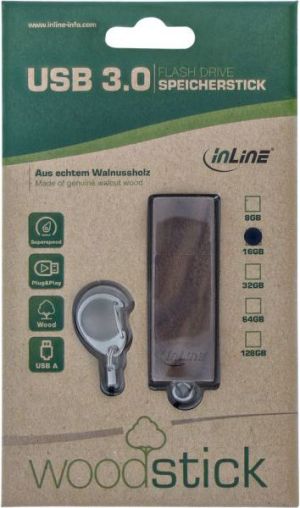 Pendrive InLine Woodstick, 16 GB  (35062W) 4