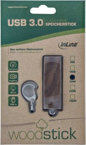 Pendrive InLine Woodstick, 32 GB  (35063W) 4