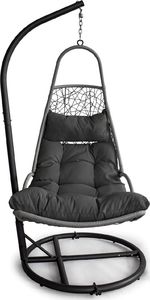 ModernHome Huśtawka ogrodowa hamak fotel wiszący kokon 2