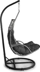 ModernHome Huśtawka ogrodowa hamak fotel wiszący kokon 3