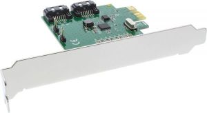 Kontroler InLine PCIe 2.0 x1 - 2x SATA 3 (76696C) 1