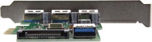 Kontroler InLine PCIe 2.0 x1 - 4x USB 3.0 (76662A) 3