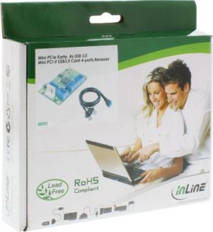 Kontroler InLine Mini PCIe - 2x 19-pin USB 3.0 (66905) 4