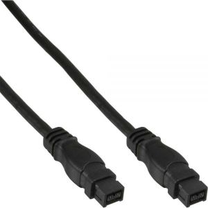 InLine Firewire 9-pin - Firewire 9-pin, 1.8m, Czarny (39902) 1