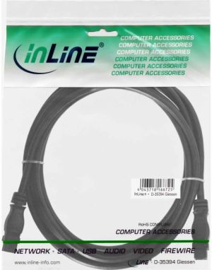 InLine Firewire 9-pin - Firewire 9-pin, 1.8m, Czarny (39902) 2