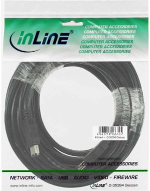 InLine Firewire 6-pin - Firewire 6-pin, 10m, Czarny (34010) 2