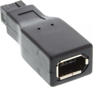 InLine Firewire 9-pin - Firewire 6-pin, Czarny (34600A) 2