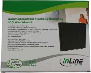 InLine Uchwyt ścienny 23116A 17'' - 42'' 3