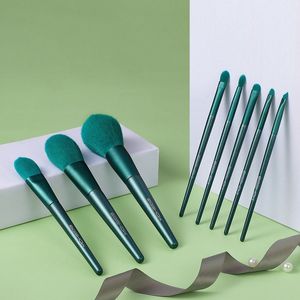 Eigshow Beauty Eigshow Beauty seria Jade Zestaw 8 zielonych pędzli Premium + Tuba 2