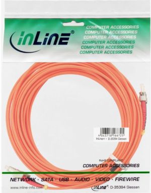 InLine Patchcord światłowodowy SC/ST, 62.5/125µm, OM1, 7.5m (82675) 2