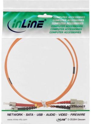 InLine Patchcord światłowodowy SC/ST, 62.5/125µm, OM1, 3m (82603) 2