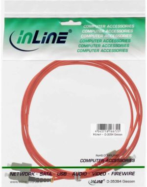 InLine Patchcord światłowodowy SC/SC, 50/125µm, OM2 3m (83503) 2