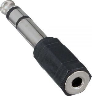 Adapter AV InLine Jack 6.3mm - Jack 3.5mm czarny (99305) 2