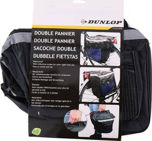 Dunlop Dunlop - Torba / sakwa rowerowa na bagażnik 26l (Czarno-niebieski) 2