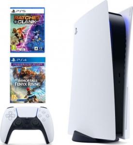 Sony Playstation 5 825GB + Ratchet & Clank: Rift Apart + Immortals Fenyx Rising Shadowmaster Edition 1