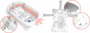 Ricokids Wanienka dla niemowląt z poduszką biało-różowa (RK-280) 14