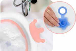 Ricokids Wanienka dla niemowląt z poduszką biało-różowa (RK-280) 6