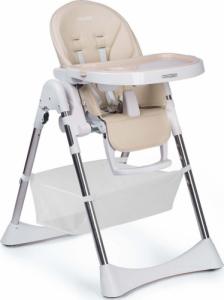 Ricokids Krzesełko do karmienia ze stolikiem, leżaczek Lindo kremowo białe 12