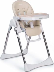 Ricokids Krzesełko do karmienia ze stolikiem, leżaczek Lindo kremowo białe 13