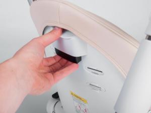 Ricokids Krzesełko do karmienia ze stolikiem, leżaczek Lindo kremowo białe 5