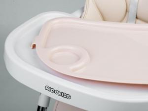 Ricokids Krzesełko do karmienia ze stolikiem, leżaczek Lindo kremowo białe 8