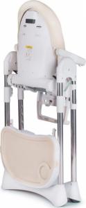 Ricokids Krzesełko do karmienia ze stolikiem, leżaczek Lindo kremowo białe 9