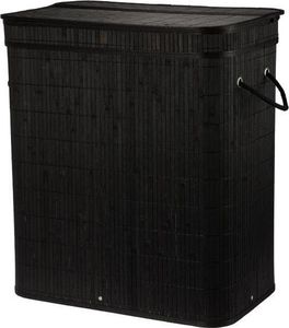 Kosz na pranie Galicja Bamboo 100L czarny (HKPB243330__CZ) 1