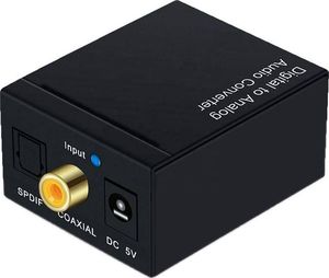 Adapter AV Home Appliances Jack 3.5mm - RCA (Cinch) x2 czarny (AK319A) 3