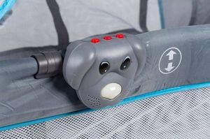 Ecotoys Kojec, łóżeczko z funkcją kołyski dla dziecka z akcesoriami 7