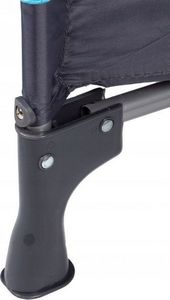 Ecotoys Łóżeczko dla dziecka z podwieszaną podłogą i moskitierą 6