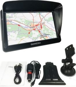 Nawigacja GPS GoMedia NAWIGACJA GPS7010 7" iGO Primo TIR CIĘŻARÓWKA 256MB z daszkiem przeciwsłonecznym 1