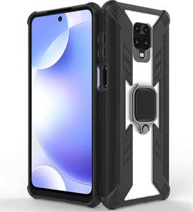 Alogy Pancerne etui Alogy Ring Carbon Holder do Xiaomi Redmi Note 9S/ Pro/ Max 4