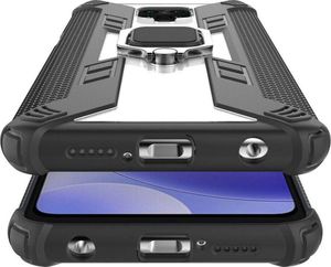 Alogy Pancerne etui Alogy Ring Carbon Holder do Xiaomi Redmi Note 9S/ Pro/ Max 9