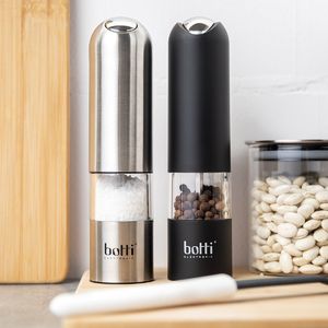 Młynek do przypraw Botti Elektryczny młynek do mielenia soli lub pieprzu Botti Electronic Pollini stalowy 3