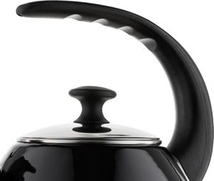 Emalia Pleszew Czajnik emaliowany 2,2l Aperto gładki czarny 3