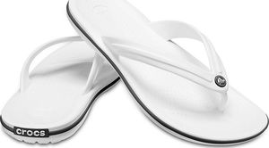 Japonki męskie Crocs Crocs Crocband Flip białe 11033 100 45-46 1