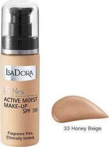 IsaDora IsaDora 16Hrs Active Moist Make-up 30ml, Kolor : 33 1