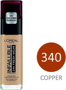 L’Oreal Paris Loreal Infaillible 24h Fresh Wear 30ml, Kolor: : 340 1