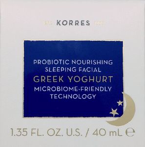 Korres Greek Yoghurt Odżywczy krem-maska na noc z probiotykami 40ml 2